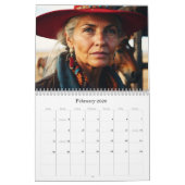 *~* AP59 Women Wild West Cowgirl 2 Kalender (Feb 2026)
