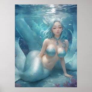 *~* AP60 8 Wasser Goddess Fantasy Sea Mermaid Poster
