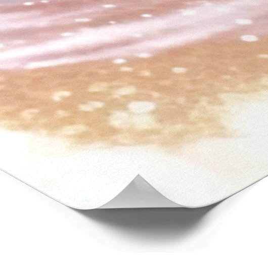 *~* AP60 Funkelnd Meereswellen am Sandstrand Poster (Ecke)