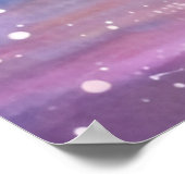 *~* AP60 Küstenmeer Wave Sand Beach Glitzer Poster (Ecke)