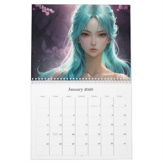 *~* AP60 Magical Mermaids Muses Sea 1 Kalender (Jan 2026)