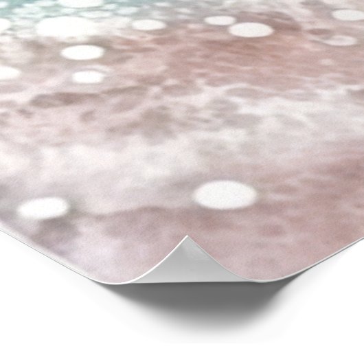 *~* AP60 Sparkle Sand Coastal Ocean Sea Beach Wave Poster (Ecke)