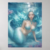 *~* AP60 Wassergöttin Fantasy Sea Meerjungfrau 11 Poster (Vorne)