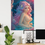 *~* AP60 Wassergöttin Fantasy Sea Meerjungfrau 17 Poster (Heimbüro)