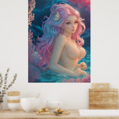 *~* AP60 Wassergöttin Fantasy Sea Meerjungfrau 17 Poster (Küche)