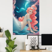 *~* AP60 Wassergöttin Fantasy Sea Meerjungfrau 20 Poster (Heimbüro)
