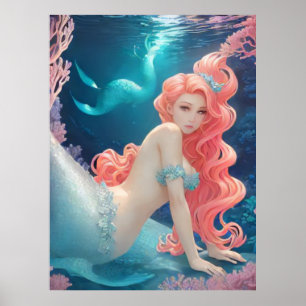 *~* AP60 Wassergöttin Fantasy Sea Meerjungfrau 20 Poster