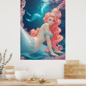 *~* AP60 Wassergöttin Fantasy Sea Meerjungfrau 20 Poster (Küche)