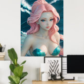 *~* AP60 Wassergöttin Fantasy Sea Meerjungfrau 23 Poster (Heimbüro)