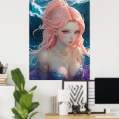 *~* AP60 Wassergöttin Fantasy Sea Meerjungfrau 26 Poster (Heimbüro)