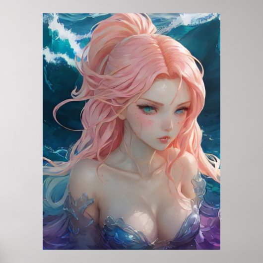 *~* AP60 Wassergöttin Fantasy Sea Meerjungfrau 26 Poster (Vorne)