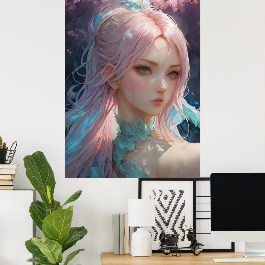 *~* AP60 Wassergöttin Fantasy Sea Meerjungfrau 40 Poster (Heimbüro)