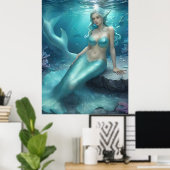 *~* AP60 Wassergöttin Fantasy Sea Meerjungfrau 5 Poster (Heimbüro)