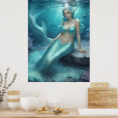 *~* AP60 Wassergöttin Fantasy Sea Meerjungfrau 5 Poster (Küche)