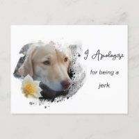 *~* AP61 Sad Tan Dog Bitte entschuldigen Sie die G