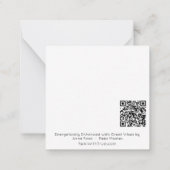 *~ AP62 DADDY Kindness Gold Note Card Inspiriert Mitteilungskarte (Rückseite)