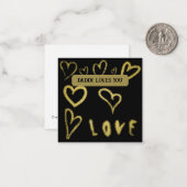 *~ AP62 DADDY Kindness Gold Note Card Inspiriert Mitteilungskarte (Vorderseite/Rückseite Beispiel)
