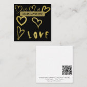 *~ AP62 DADDY Kindness Gold Note Card Inspiriert Mitteilungskarte (Vorne/Hinten)