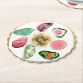 *~* AP64 Emoto Water Heart Chakra Paper Untersetze Untersetzer (angewinkelt)