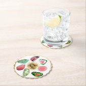 *~* AP64 Emoto Water Heart Chakra Paper Untersetze Untersetzer (Vor Ort)