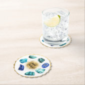 *~* AP64 Emoto Water Throat Chakra Untersetzer (Vor Ort)