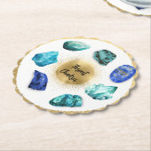 *~* AP64 Emoto Water Throat Chakra Untersetzer (angewinkelt)