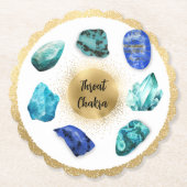 *~* AP64 Emoto Water Throat Chakra Untersetzer (Vorderseite)