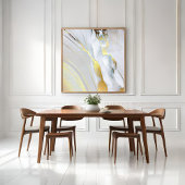 *~ AP66 Marmorstein Abstrakte Goldfolie Leinwanddruck