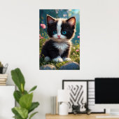 *~* AP68 2:3 Katze Feline Kitten Kitty Sweet Niedl Poster (Heimbüro)