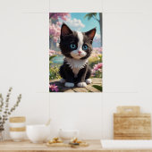 *~* AP68 2:3 Katze Feline Kitten Kitty Tropical Poster (Küche)