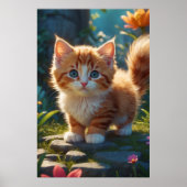 *~* AP68 2:3 Kitten Organge Tabby Niedlich Sweet Poster (Vorne)