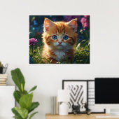 *~* AP68 5:4 Feline Kitty Kitten Fluffy Nature Poster (Heimbüro)