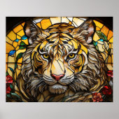 *~* AP68 Fantasy Bold 5:4 TIGER Hartglas Poster (Vorne)