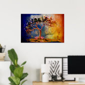 *~* AP81 Moderner künstlerischer Glitzer Ätherisch Poster (Heimbüro)