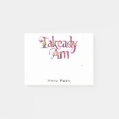 *~* AP85 12 Floral Dankbarkeit Manifest BEREITS AM Post-it Klebezettel (Vorderseite)