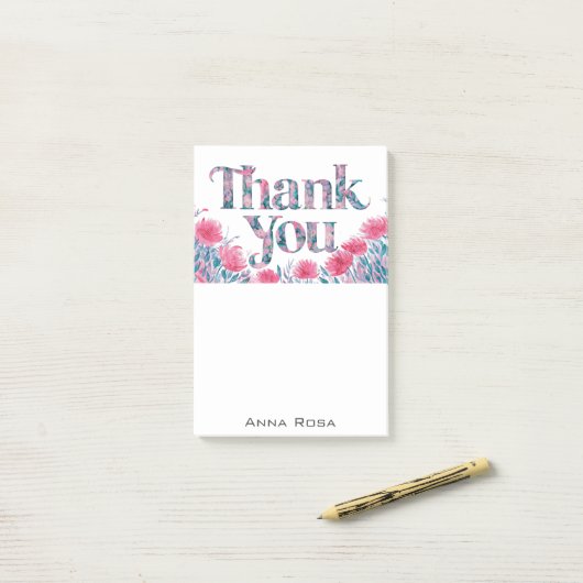 *~* AP85 Dankbarkeitsmanifestation Post-it Klebezettel (Auf Schreibtisch)