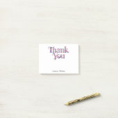 *~* AP85 Floral Dankbarkeit Manifest Vielen Dank Post-it Klebezettel (Auf Schreibtisch)