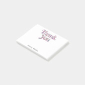 *~* AP85 Floral Vielen Dank Dankbarkeit Manifestin Post-it Klebezettel (angewinkelt)