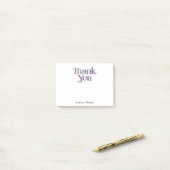 *~* AP85 Floral + Vielen Dank Dankeschön Manifest Post-it Klebezettel (Auf Schreibtisch)