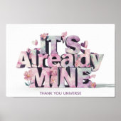 *~* Ap85 Gesetz zur Anziehung der Whimsikschen Man Poster (Vorne)