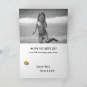 *~* AP86 I LIEBE YOU PAPA Vatertag Card Dankeskarte (Innenseite)