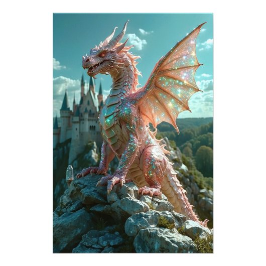 *~* AP88 Fantasy Dragon Wall Art 14 Fotodruck (Vorne)