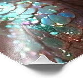 *~* AP88 Glittery Fantasy Dragon Wall Artwork 18 Fotodruck (Ecke)