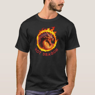 *~* AP88 Hot Dragon Circle Feuerdrache T-Shirt