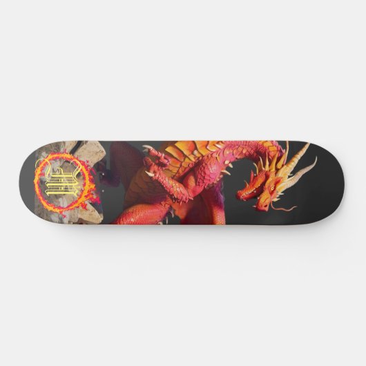 *~* AP88 Ring of Fire Elemental Dragon Fierce Skateboard (Horizontal)