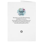 *~* AP94 21 Hockey Girl Player Cute Birthday Card (Hinten)