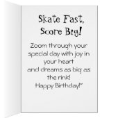 *~* AP94 Eishockey 9 Girl Player Niedliche Geburts (Innen (Rechts))