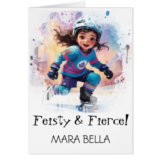 *~* AP94 Niedlich Hockey Girl 17 Geburtstag person (Vorne)