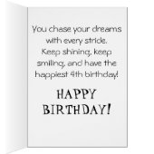 *~* AP94 Niedlich Hockey Girls 2 Geburtstag person (Innen (Rechts))