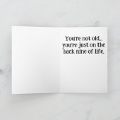 *~* AP94 Senior Man Funny Spaß Geburtskarte Dankeskarte (Innenseite)